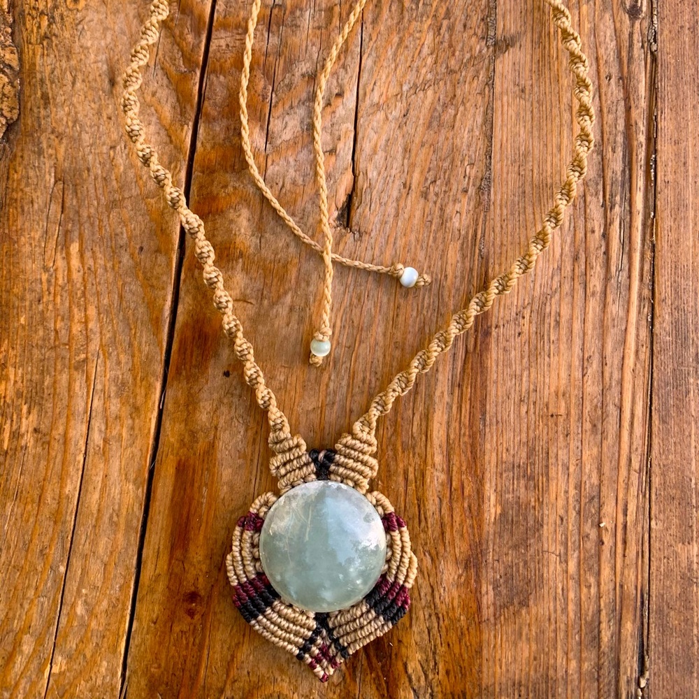 NWOT Handcrafted Semi-Precious Stone Bohemian Choker